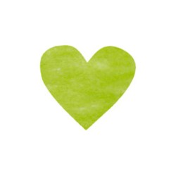 Sachet 100 confetti coeur 4cm vert