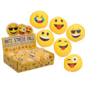 Balle anti stress émoticone